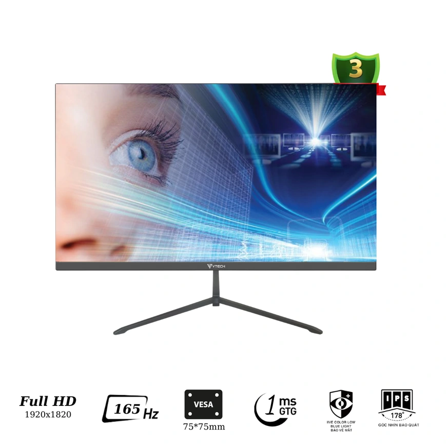 Màn Hình VTECH VTMG243 ( FHD | 23.8″| IPS 165Hz) Chính Hãng